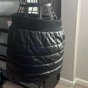 Black Puffer Skirt